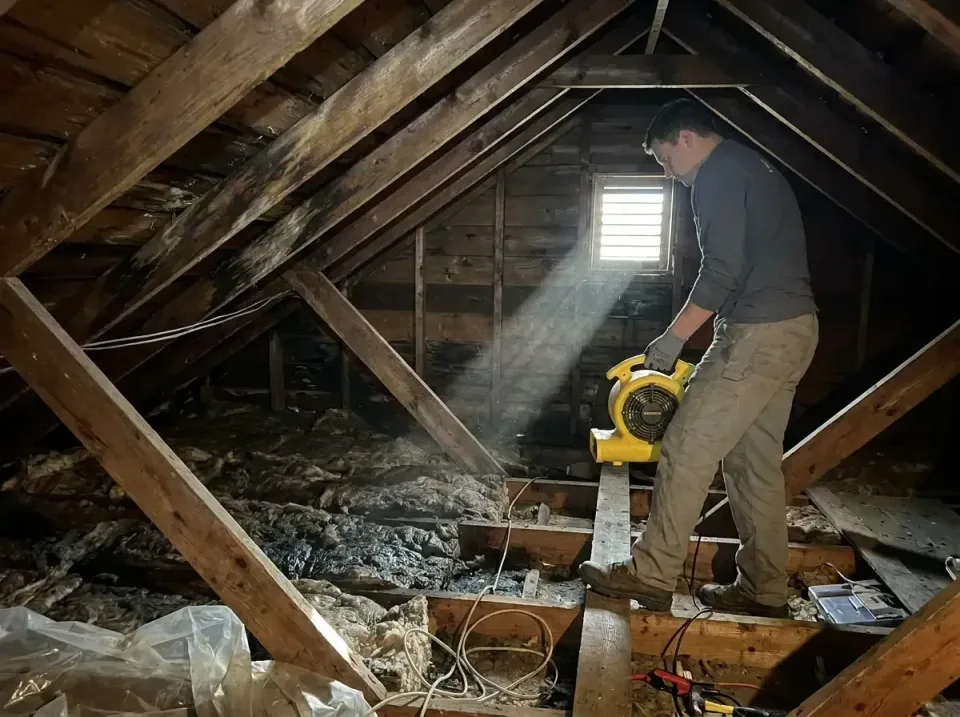 attic-water-damage-drying-proc-007 — frequently asked questions, Emergency Water Extraction & 24/7 Flood Response in Norther…